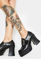 Ur So Pathetic Platform Mary Janes