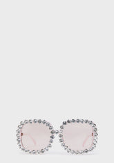 Retro Revival Rhinestone Sunglasses