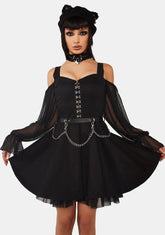 Nightmares Of You Flared Dress