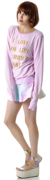 Love You Like Summer Baggy Beach Jumper