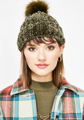 Kush Shoot Ya Shot Pom Pom Beanie