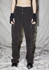 Reverb Unisex Washed Cargo Pants