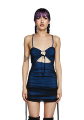 More Than Friends Mini Dress - Blue