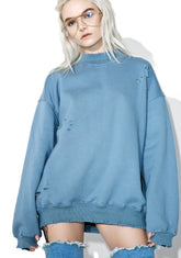 Fade Away Distressed Sweatshirt