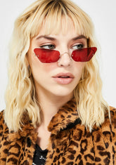Fire Just Be Honest Clear Sunglasses