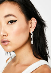 Off The Block Drop Earrings