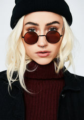 Bronze Peacemaker Round Sunnies