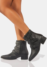 Warlock-50 Bat Buckle Boots