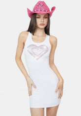 Home With Me Heart Mini Dress