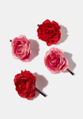 Bed Of Roses Hair Clips