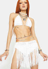 Angel Where's The Love Crochet Skort Set