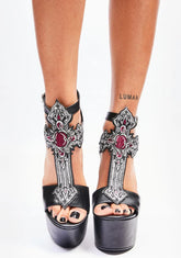 Sinful Sanctuary Platform Heels