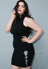 Iconic Embroidered Bodycon Dress