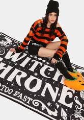 Witch Throne Beach Towel