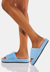 Berry Pleasure Kiss Slide Sandals