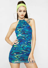 Cosmic Creation Mini Dress