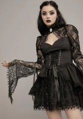 Lights Go Out Lace Mini Dress