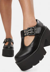 All Star Platform Mary Janes