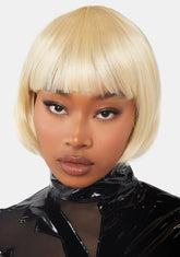 Blonde Bob Wig With Bangs