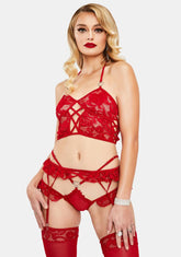 Hands On Lace Lingerie Set