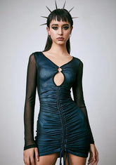 Into The Dusk Ruched Dress