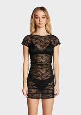 Beguile Lace Mini Dress