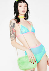 Slime Disposition Furry Shoulder Bag