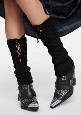 Jinxed You Knit Leg Warmers