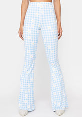 Cornflower Get Your Fix Flare Pants