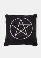 Black Magic Babe Decorative Pillow
