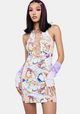 Lace Up Anime Dress