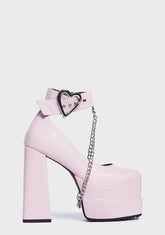 Talk To Me Platform Heels