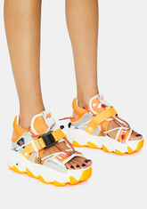 Orange Dragon Fruit Sandals