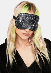 Spider Web Sleep Mask