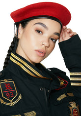 Ruby Wool Monty Beret