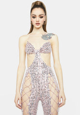 Shoot Your Shot Sequin Jumpsuit