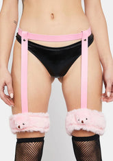 Pink Little Bears Garter Belt
