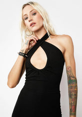 Black Halter Jumpsuit