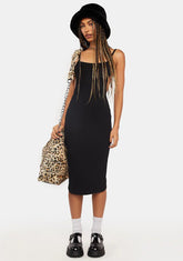 Dark Break The Internet Midi Dress