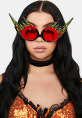 Pyrotechnic Flame Sunglasses