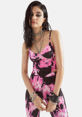 Sweet Inferno Flame Bustier Set