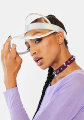 Metallic Laser RetroElectric Visor