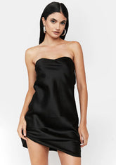 Night Feels So Right Satin Mini Dress