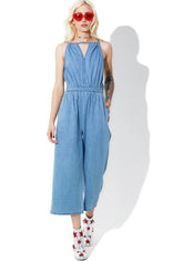 What A Feelin' Denim Jumpsuit