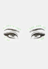 Mint Mojito Light Green Face Gems