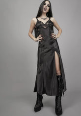 Immortal Ever After Satin Slip Dress