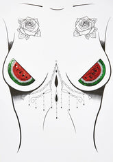 Watermelon Nifty Nipztix Pasties