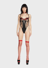 Rosa Bella Sheer Teddy