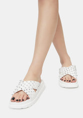 Have A Good Time Spike Slide Sandals