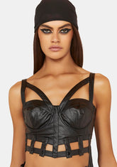 Onyx Playing With Fire Corset Top